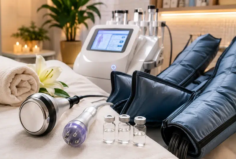 Aparatología estética corporal: cavitación, presoterapia y mesoterapia virtual