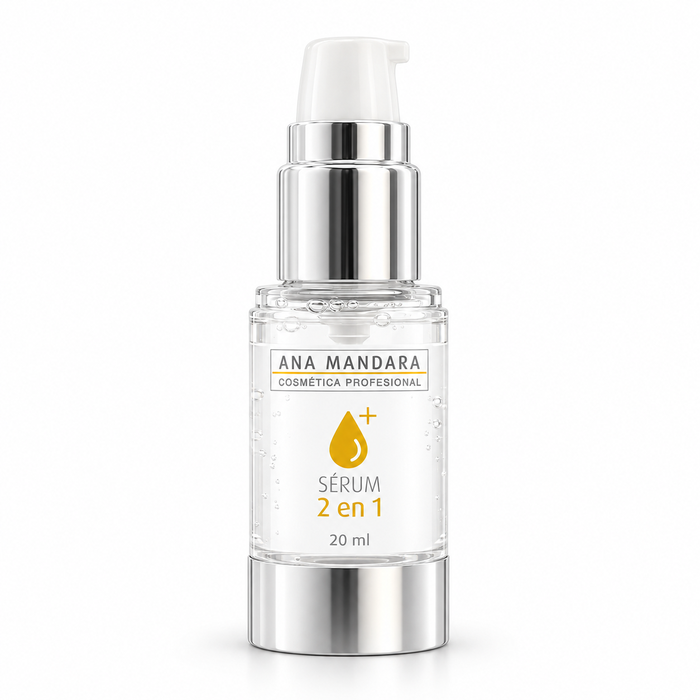 Envase airless de 20 ml del sérum 2 en 1 Ana Mandara