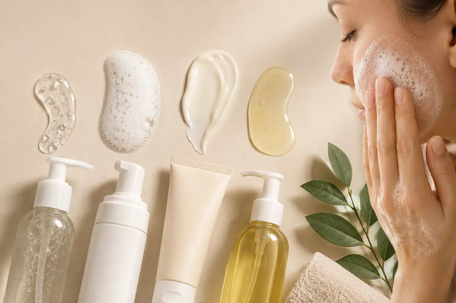 Limpiadores faciales para cada tipo de piel: seca, grasa, mixta, sensible y normal
