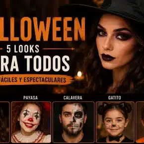 Maquillaje de Halloween fácil: 4 looks paso a paso | Outlet Mandara