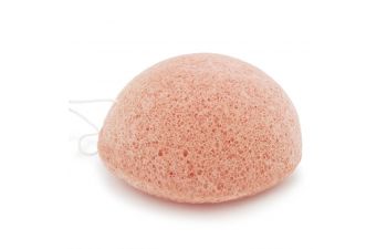 Esponja Konjac · Rosa Búlgara · 100% fibra vegetal