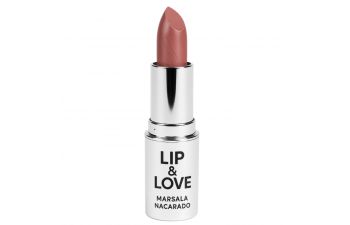 Barra de labios hidratante Lip & Love marsala nacarado