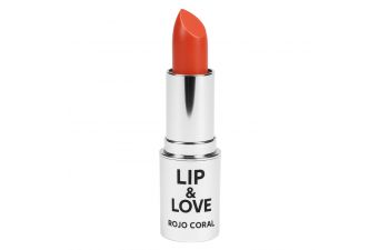 Barra de labios hidratante Lip & Love rojo coral