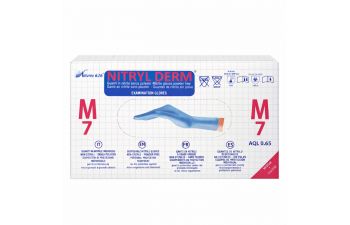 Guantes Nitrilo Azules Talla M 100 ud | Desechables para Depilación y Estética Profesional