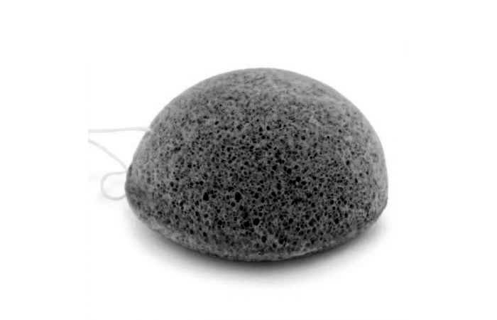 Esponja Konjac · Carbón de Leña · 100% fibra vegetal